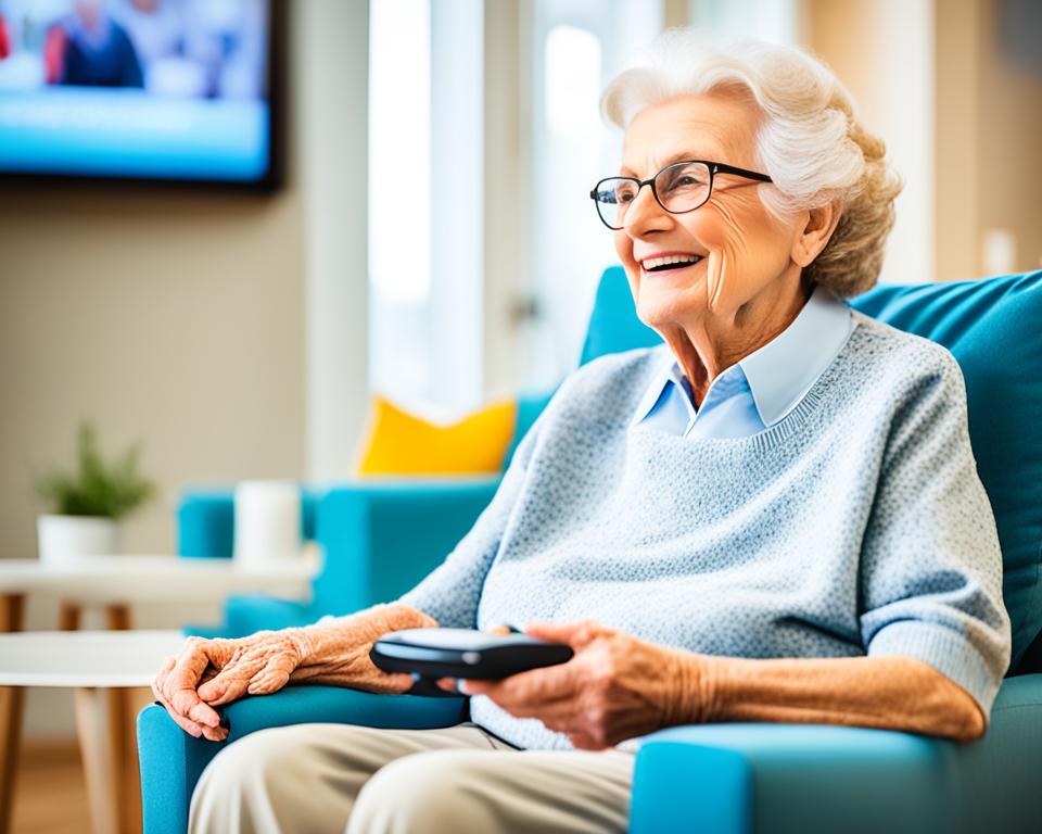 IPTV utilization in elderly care