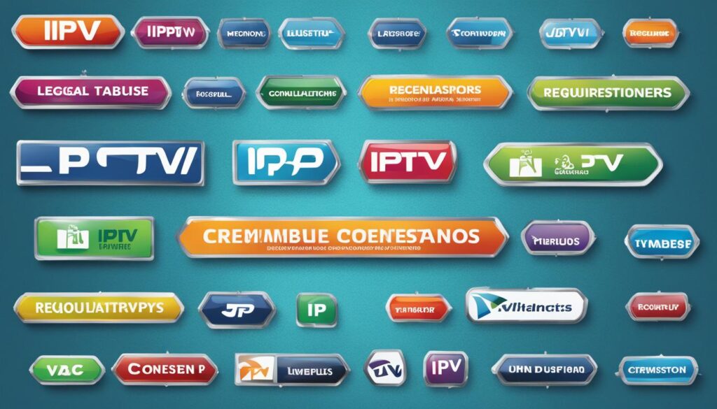 IPTV licensing details list