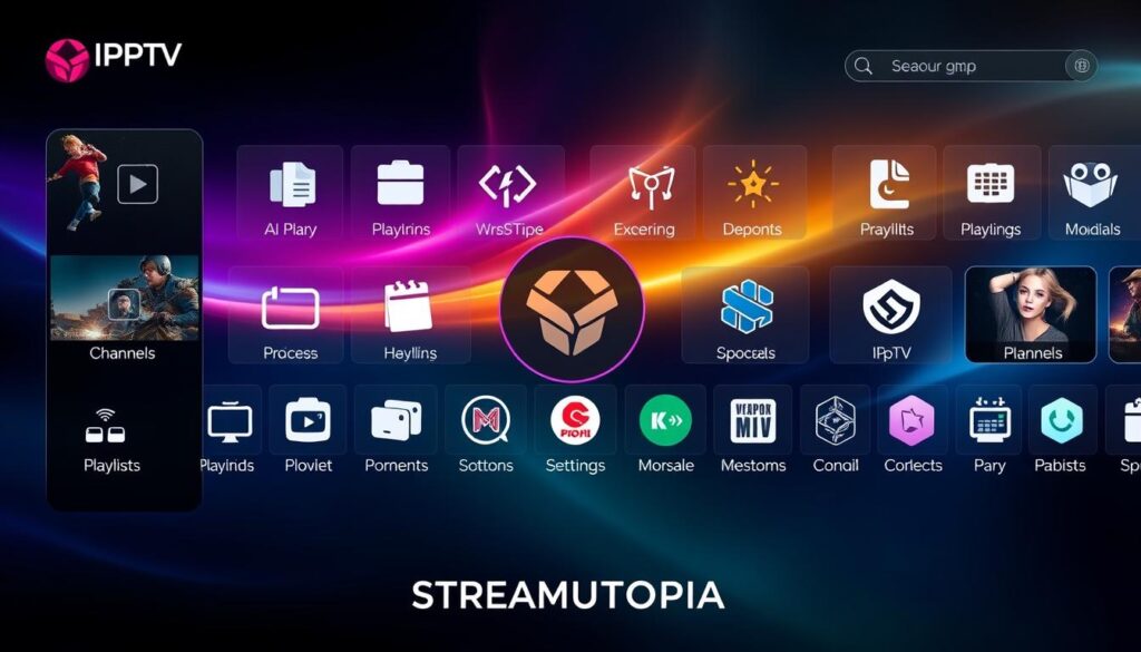 IPTV Smarters Pro navigation